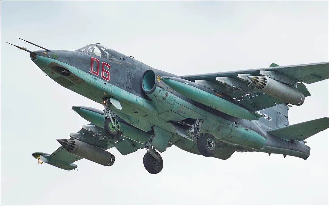 Cường kích Su-25 của Nga rơi khi bay về căn cứ sau tác chiến, phi công tử vong